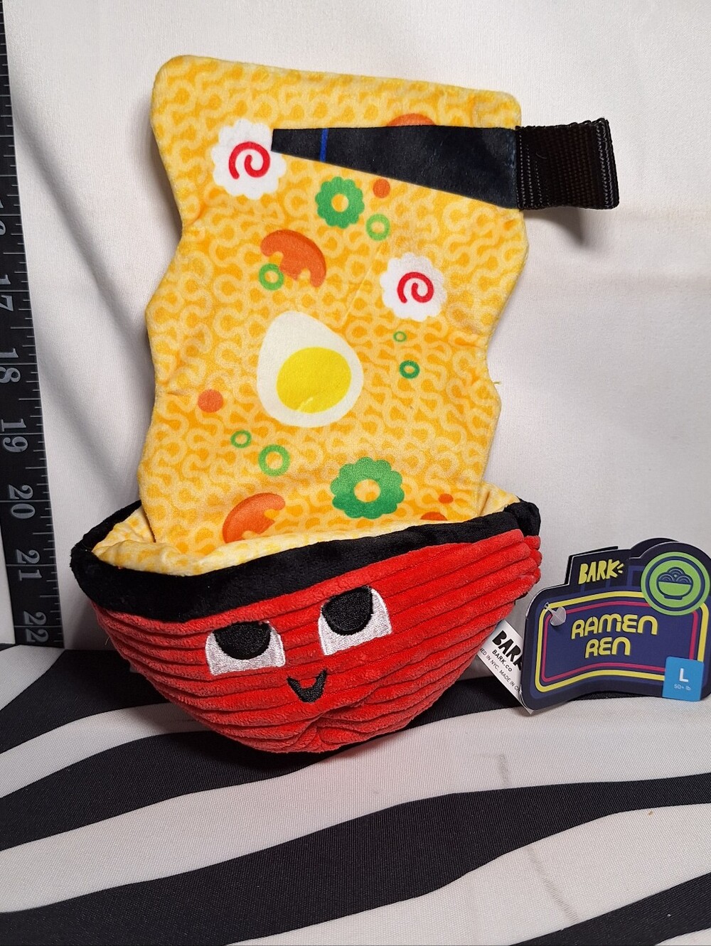 NWT Bark Ramen Ren Dog Toy L